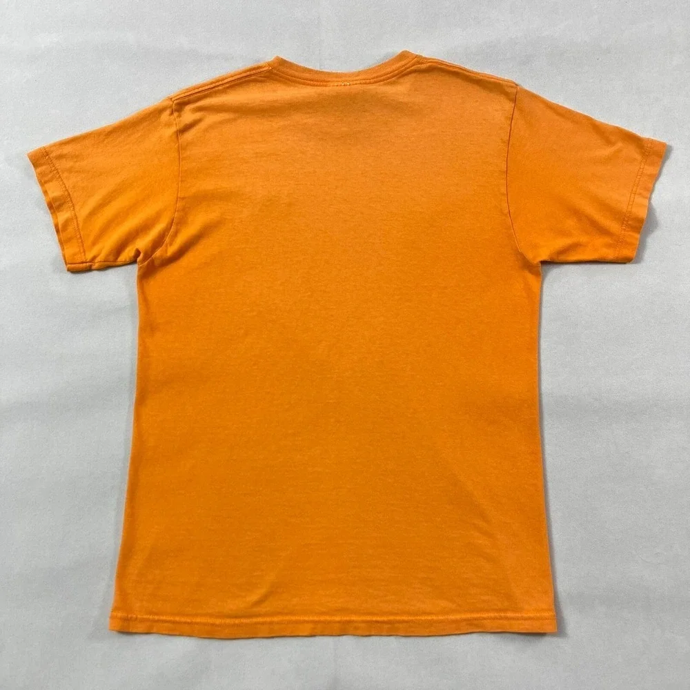 Vintage Nike T Shirt Men Large‎ Orange Embroidered Small Spell Out USA 90s